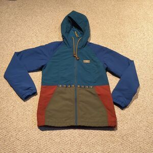 LL Bean Mountain Classic Jacket Womens XXS Blue Green Quilted Lined Full Zip
